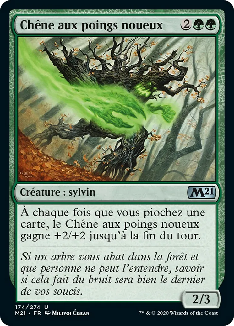 Chêne aux poings noueux — Core Set 2021 — Magic: The Gathering