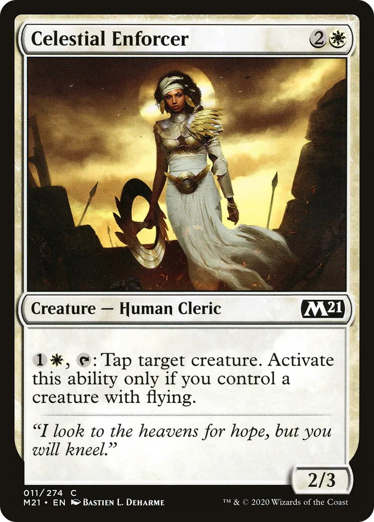 Celestial Enforcer from Core Set 2021 - Magic: The Gathering