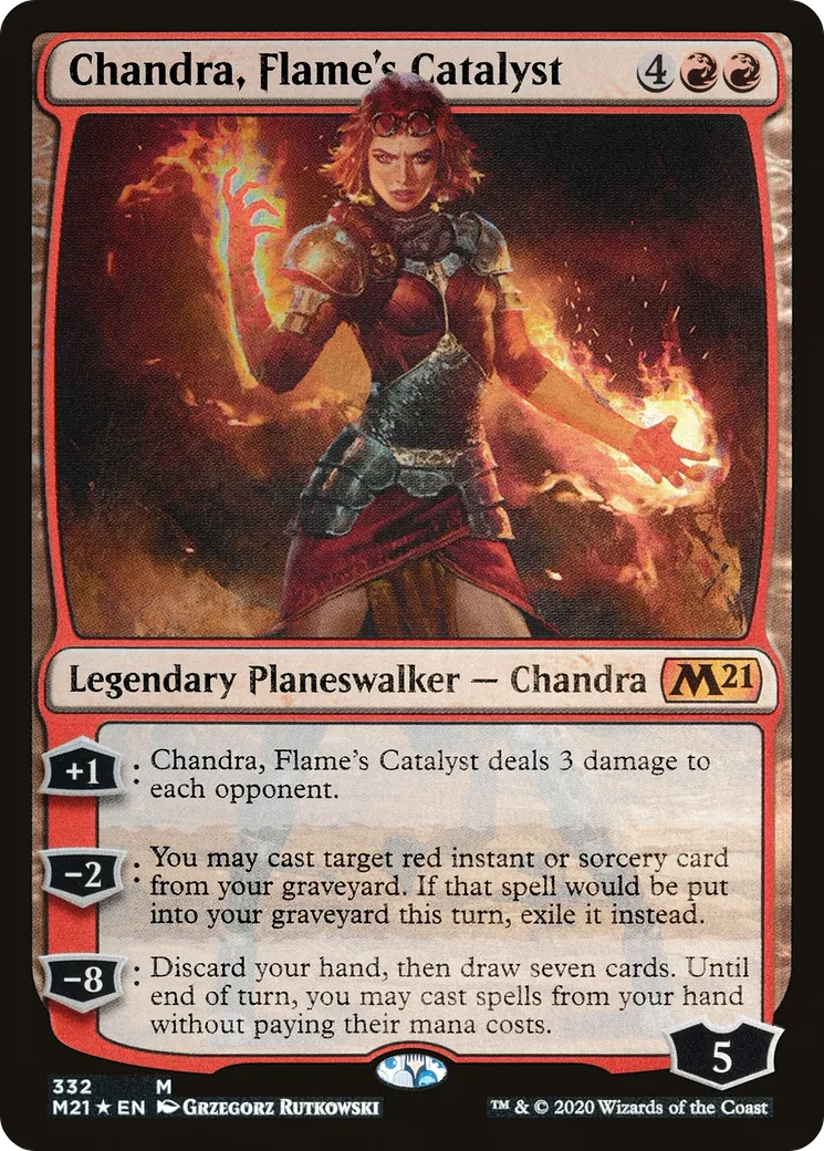 Chandra, Flame's Catalyst — Core Set 2021 — Magic: The Gathering