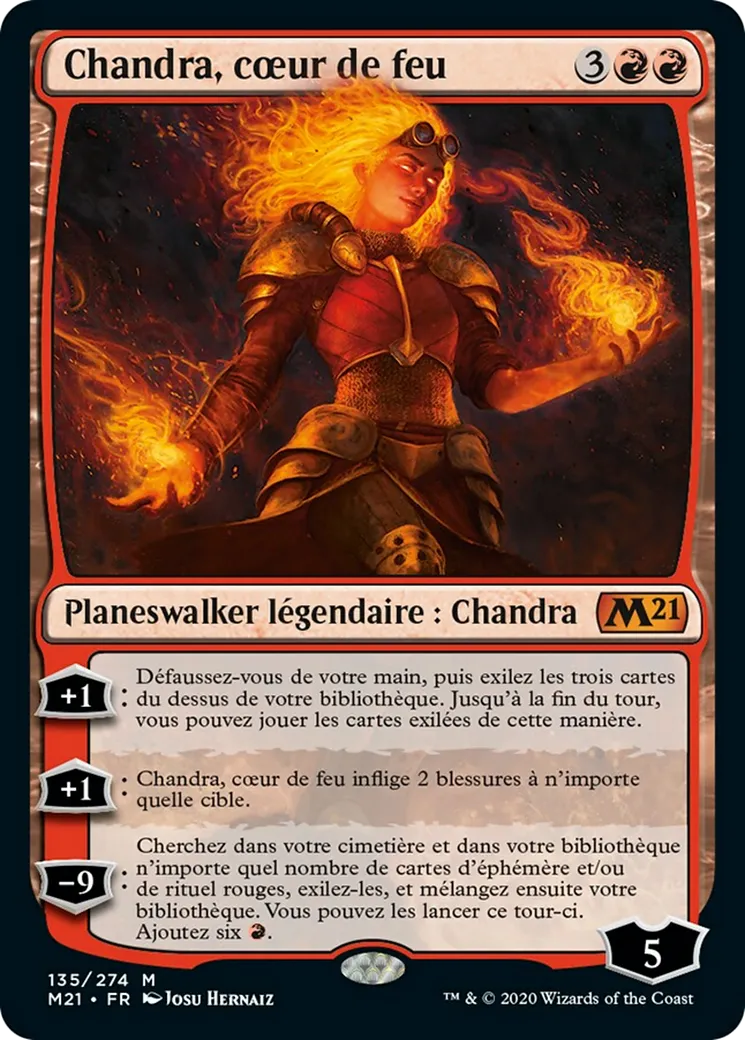 Chandra, cœur de feu — Core Set 2021 — Magic: The Gathering
