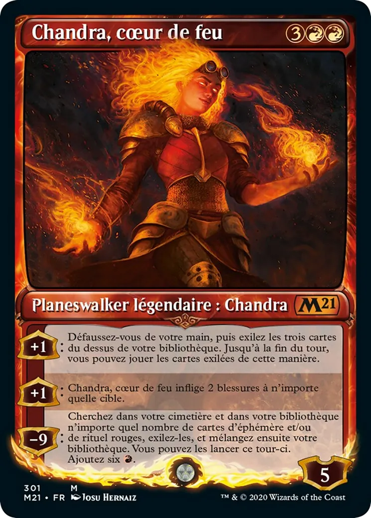 Chandra, cœur de feu — Core Set 2021 — Magic: The Gathering