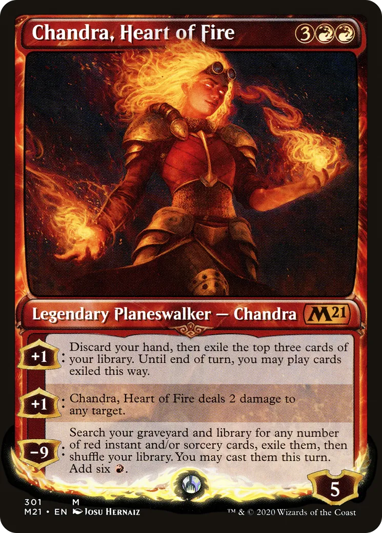 Chandra, Heart of Fire — Core Set 2021 — Magic: The Gathering