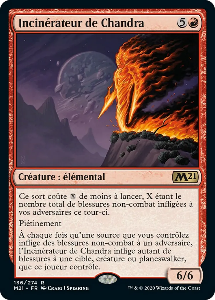Incinérateur de Chandra — Core Set 2021 — Magic: The Gathering