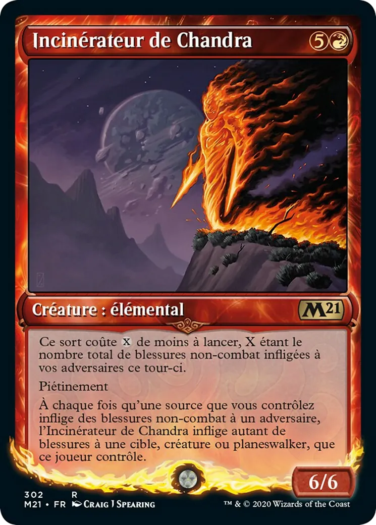 Incinérateur de Chandra — Core Set 2021 — Magic: The Gathering