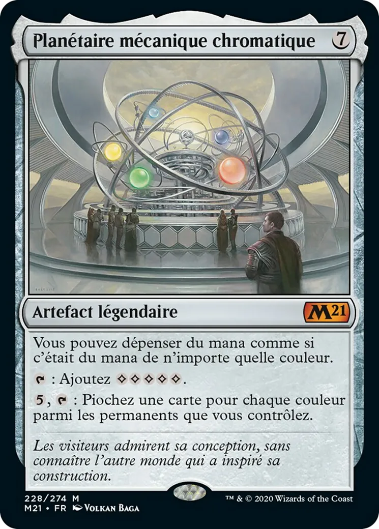 Planétaire mécanique chromatique — Core Set 2021 — Magic: The Gathering