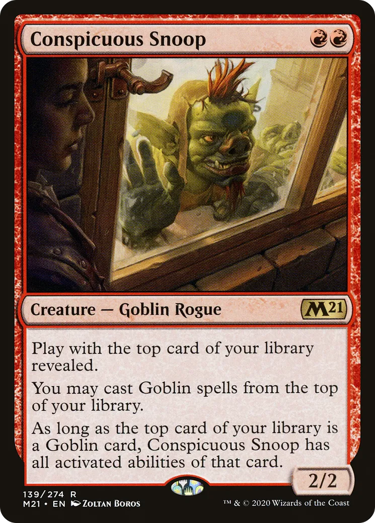 Conspicuous Snoop from Core Set 2021 - Magic: The Gathering