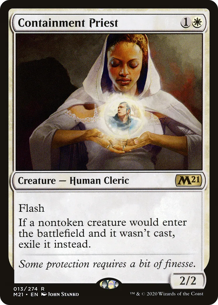 Containment Priest — Core Set 2021 — Magic: The Gathering