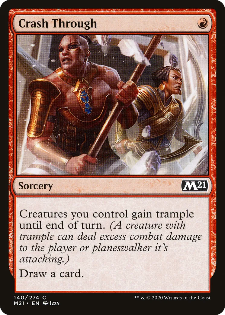 Crash Through — Core Set 2021 — Magic: The Gathering