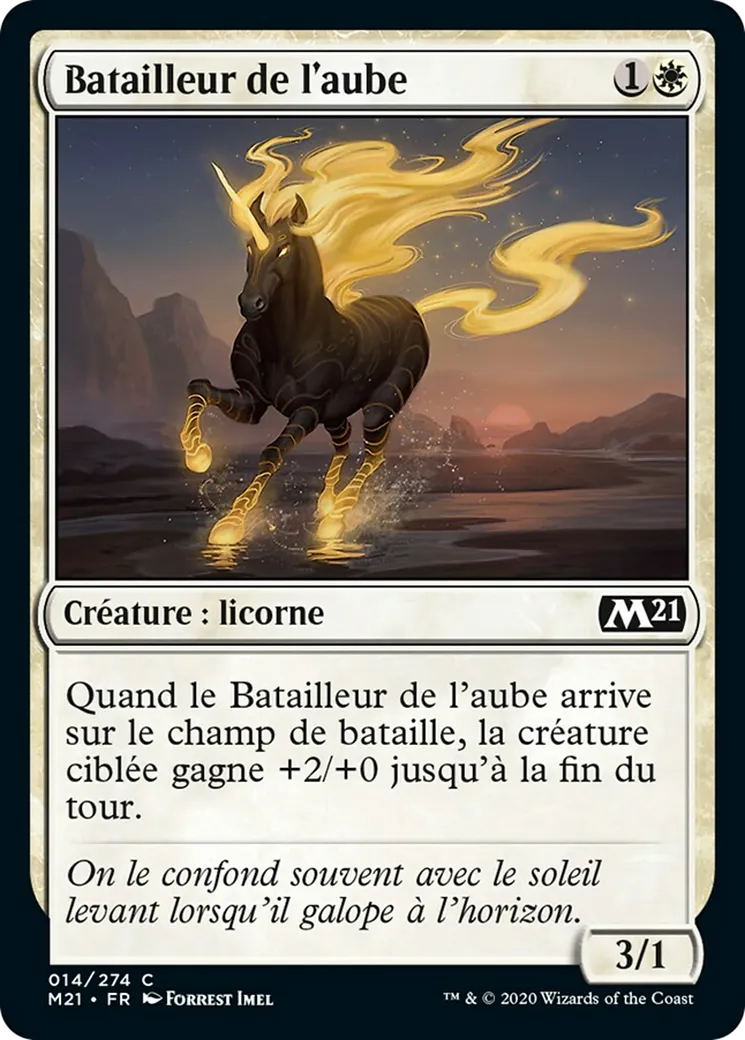Batailleur de l'aube — Core Set 2021 — Magic: The Gathering