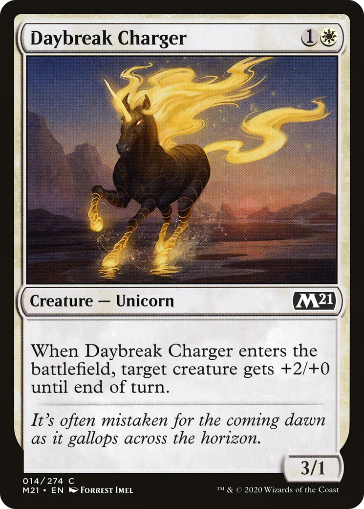 Daybreak Charger — Core Set 2021 — Magic: The Gathering