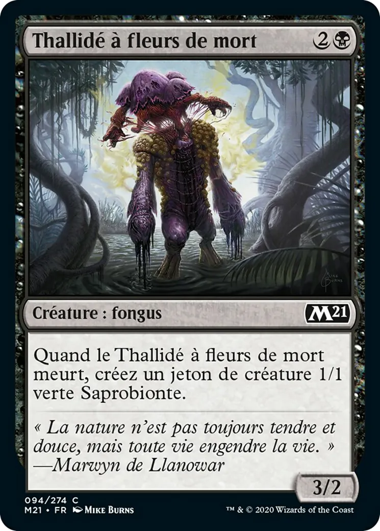 Thallidé à fleurs de mort — Core Set 2021 — Magic: The Gathering