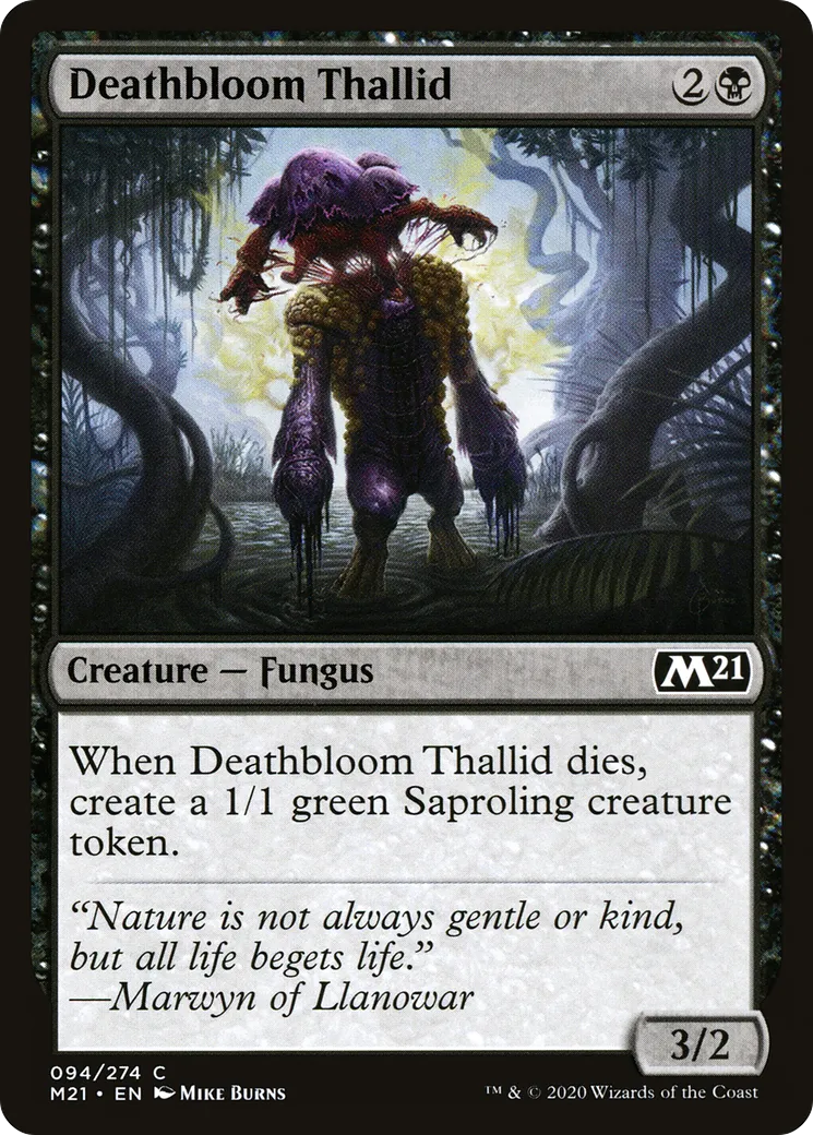 Thallidé à fleurs de mort — Core Set 2021 — Magic: The Gathering