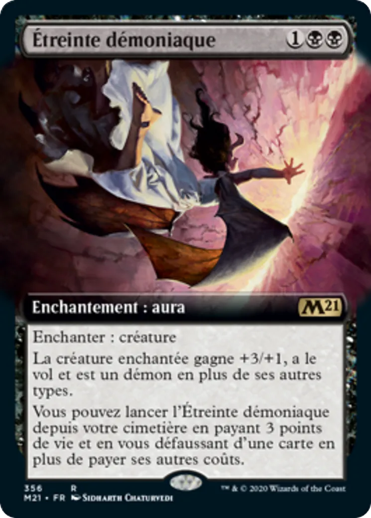 Étreinte démoniaque — Core Set 2021 — Magic: The Gathering