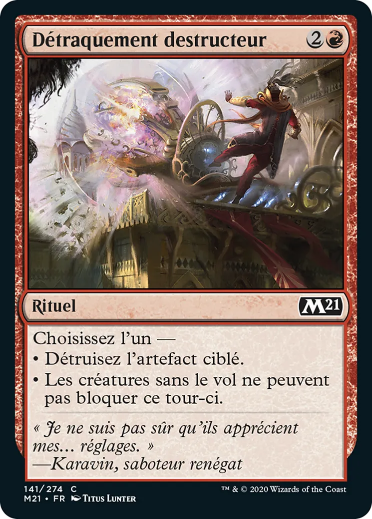 Détraquement destructeur — Core Set 2021 — Magic: The Gathering