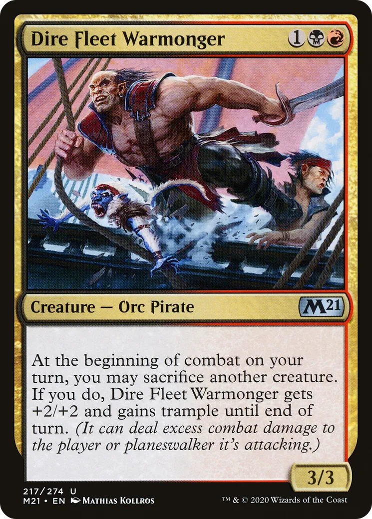 Belliciste de la Flotte implacable — Core Set 2021 — Magic: The Gathering