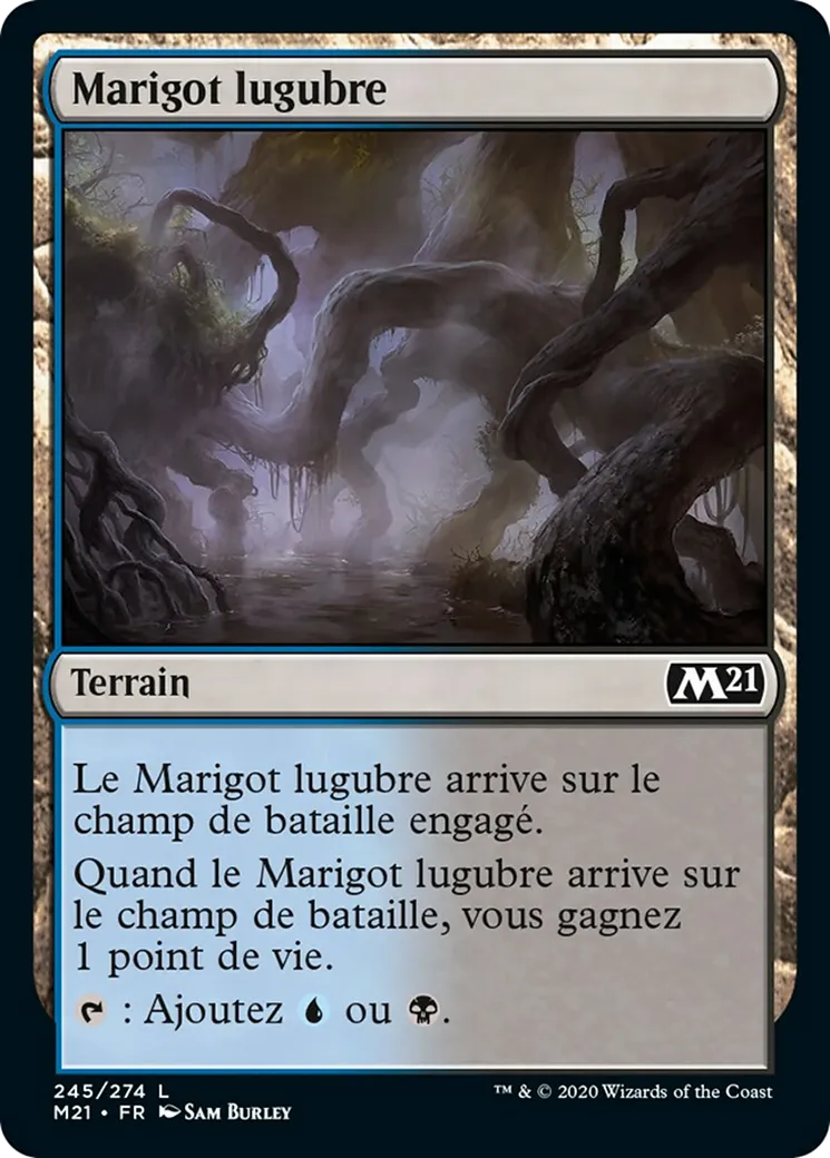 Marigot lugubre from Core Set 2021 - Magic: The Gathering