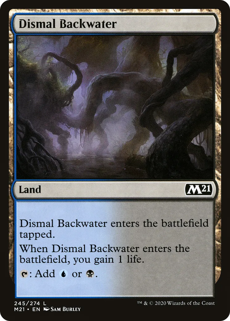 Dismal Backwater — Core Set 2021 — Magic: The Gathering