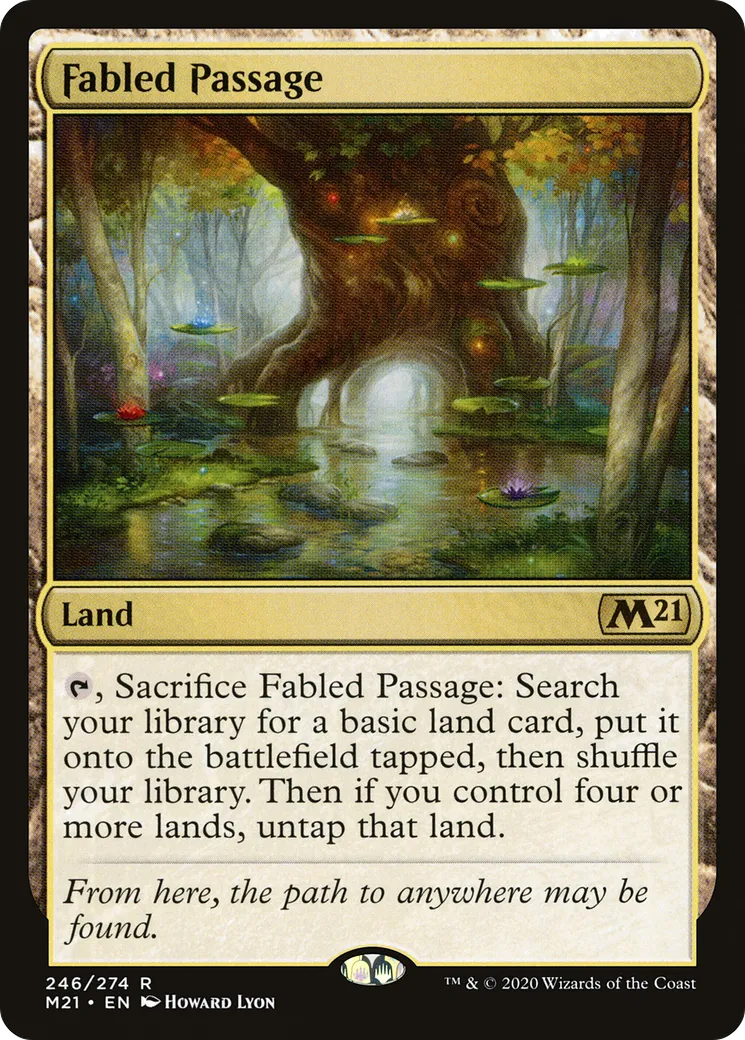 Fabled Passage — Core Set 2021 — Magic: The Gathering
