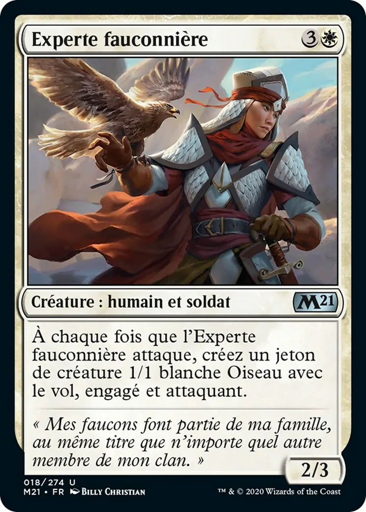 Experte fauconnière — Core Set 2021 — Magic: The Gathering
