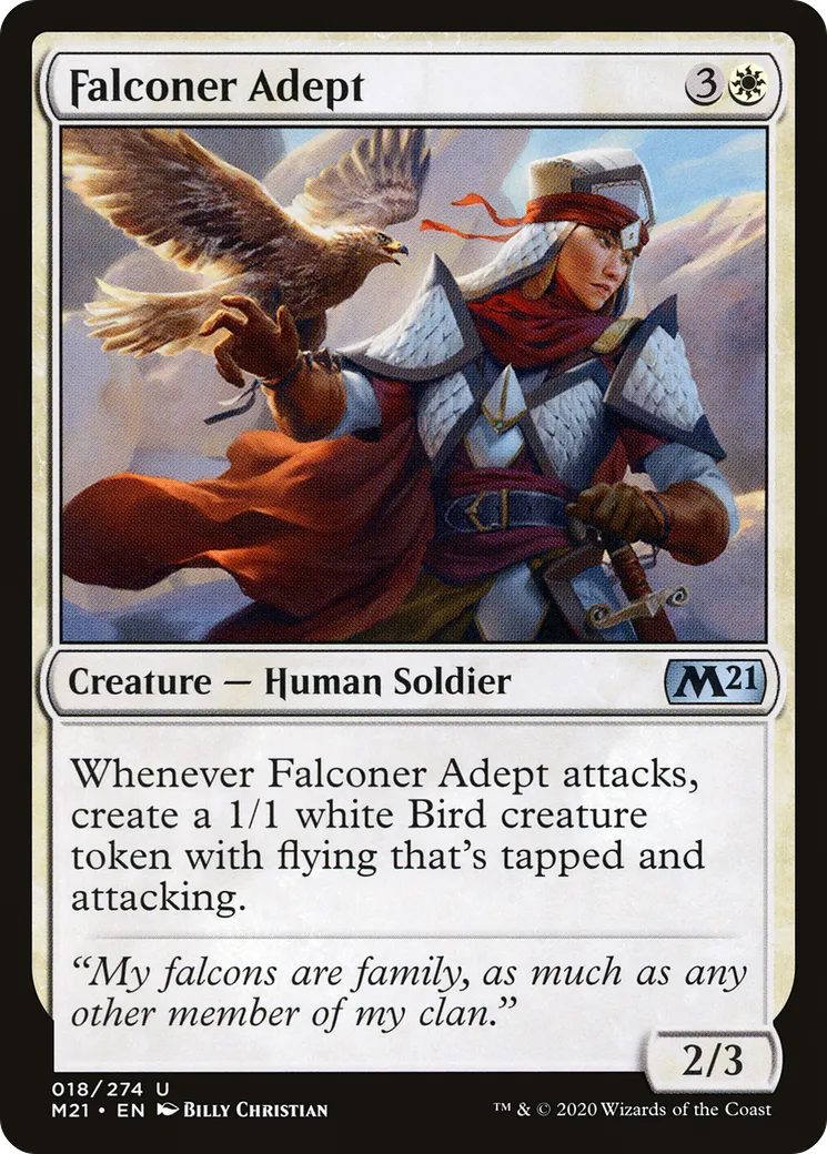 Experte fauconnière — Core Set 2021 — Magic: The Gathering