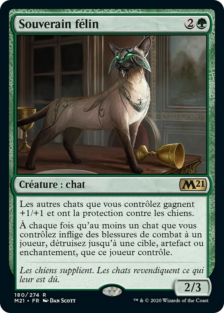 Souverain félin — Core Set 2021 — Magic: The Gathering