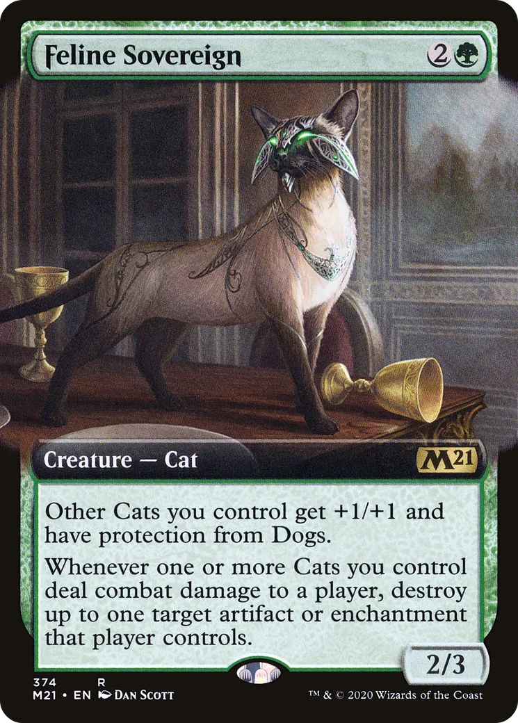 Feline Sovereign — Core Set 2021 — Magic: The Gathering