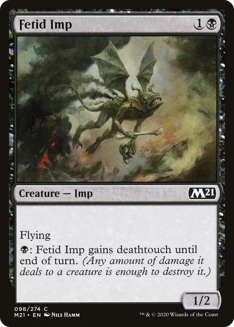 Diablotin fétide — Core Set 2021 — Magic: The Gathering