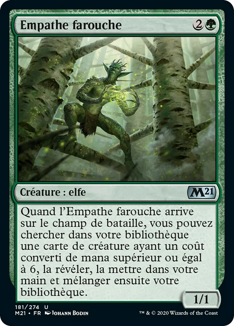 Empathe farouche — Core Set 2021 — Magic: The Gathering