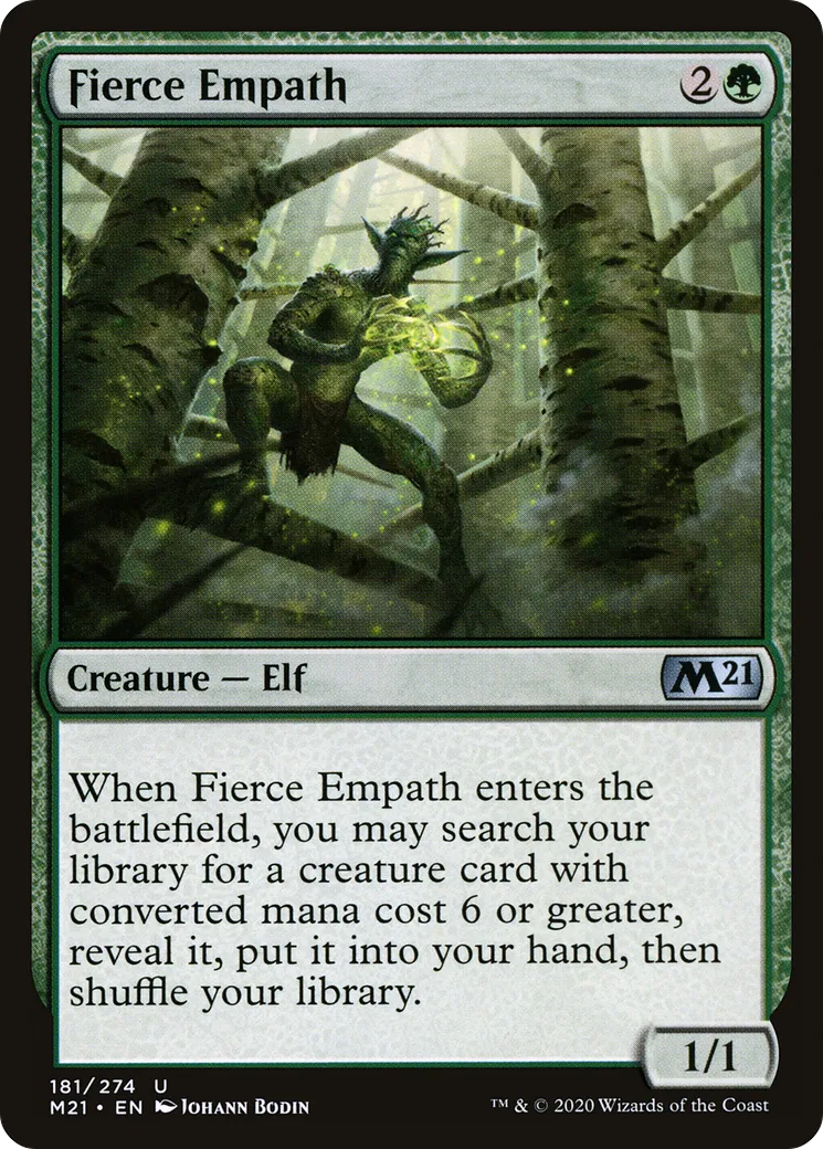 Fierce Empath — Core Set 2021 — Magic: The Gathering