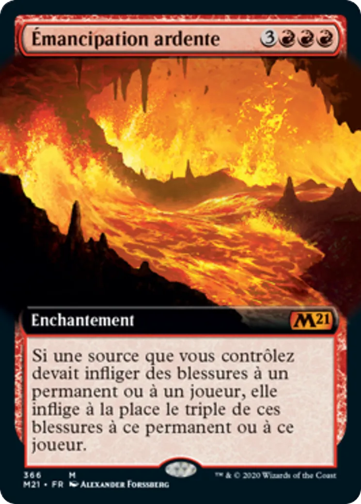Émancipation ardente — Core Set 2021 — Magic: The Gathering