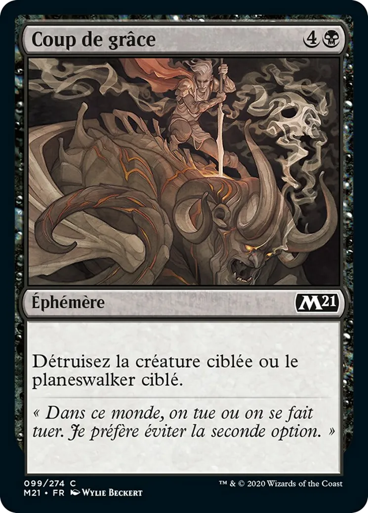 Coup de grâce — Core Set 2021 — Magic: The Gathering