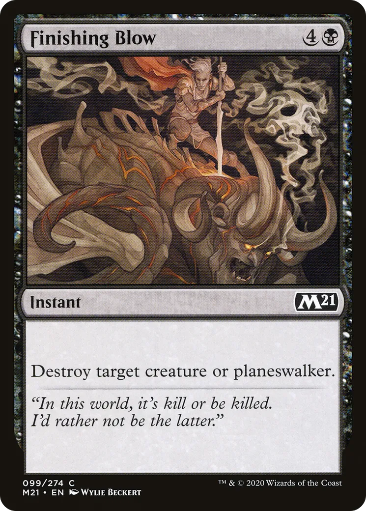 Coup de grâce — Core Set 2021 — Magic: The Gathering