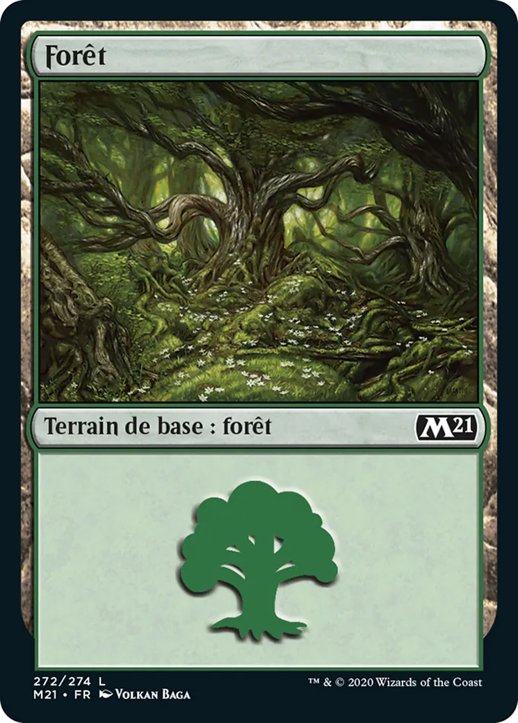 Forêt — Core Set 2021 — Magic: The Gathering