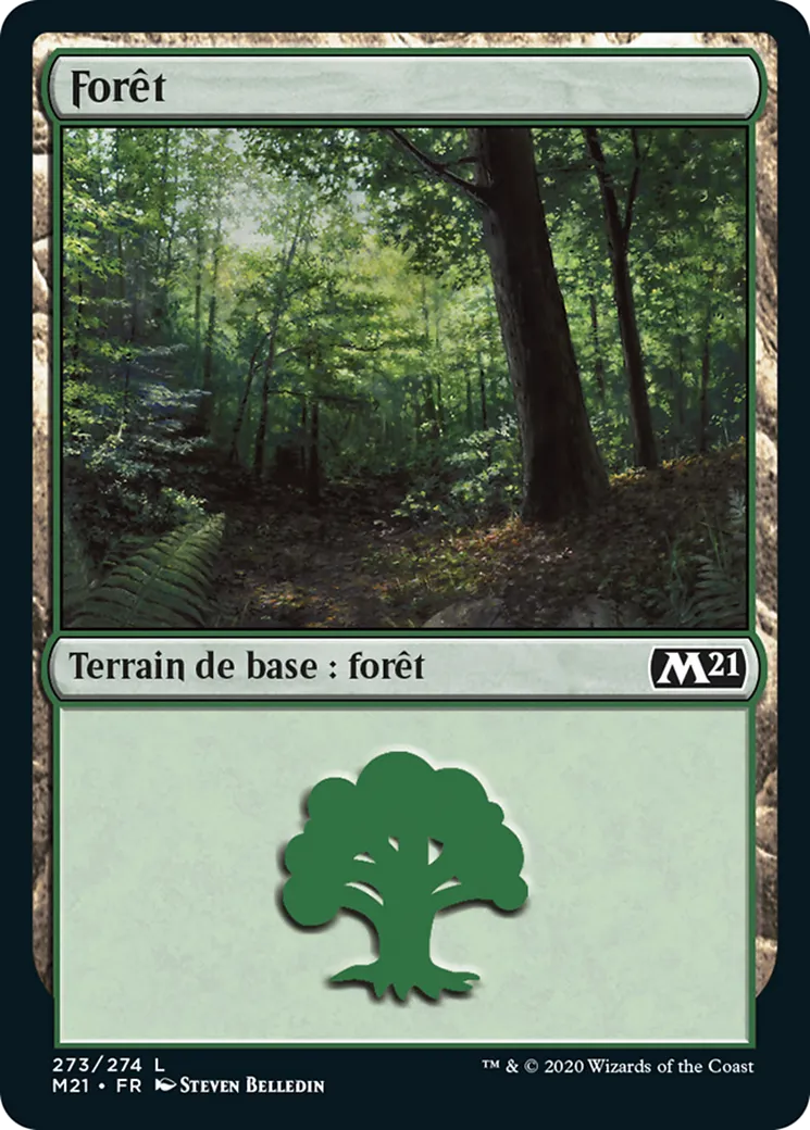 Forêt — Core Set 2021 — Magic: The Gathering