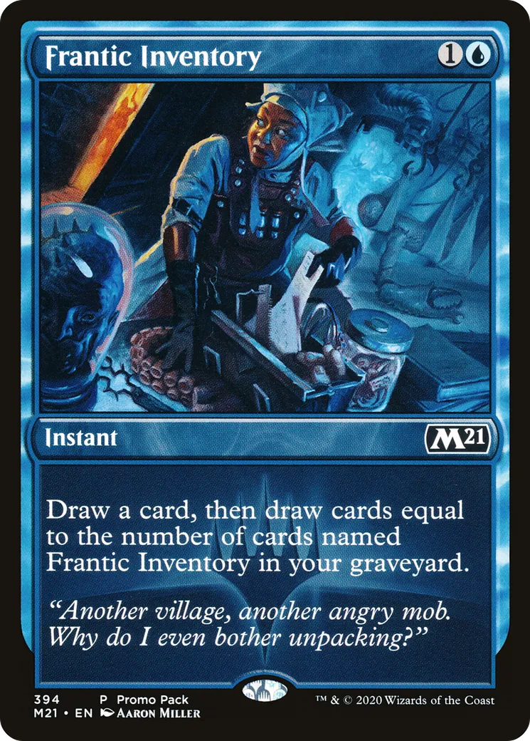 Frantic Inventory — Core Set 2021 — Magic: The Gathering