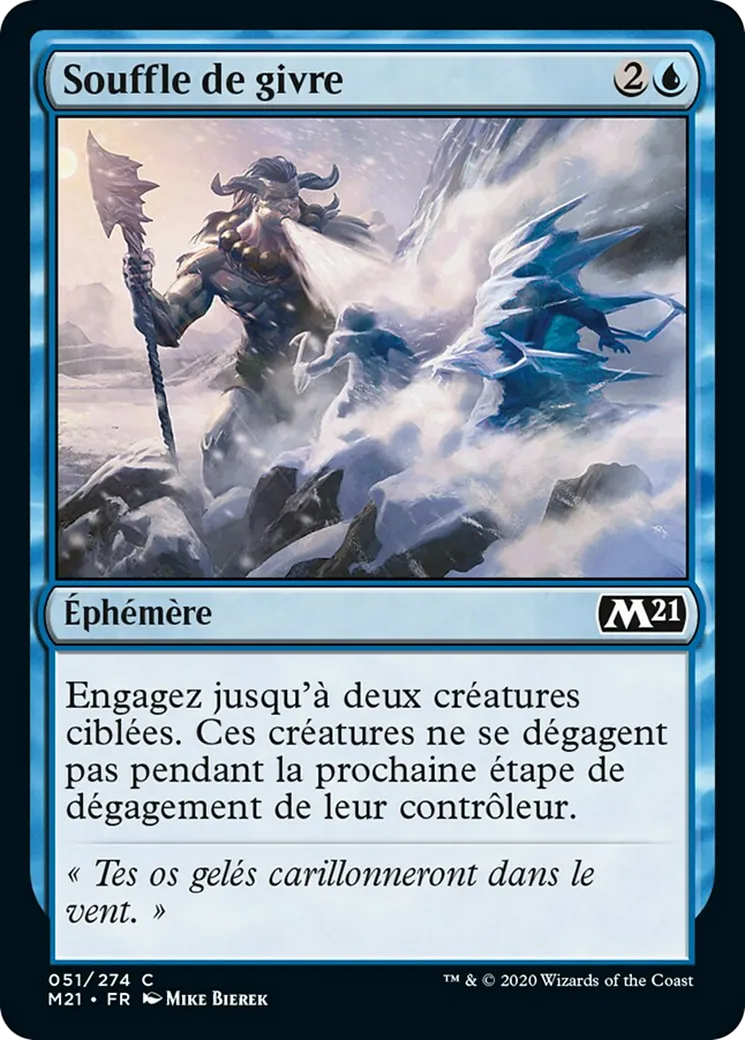 Souffle de givre — Core Set 2021 — Magic: The Gathering