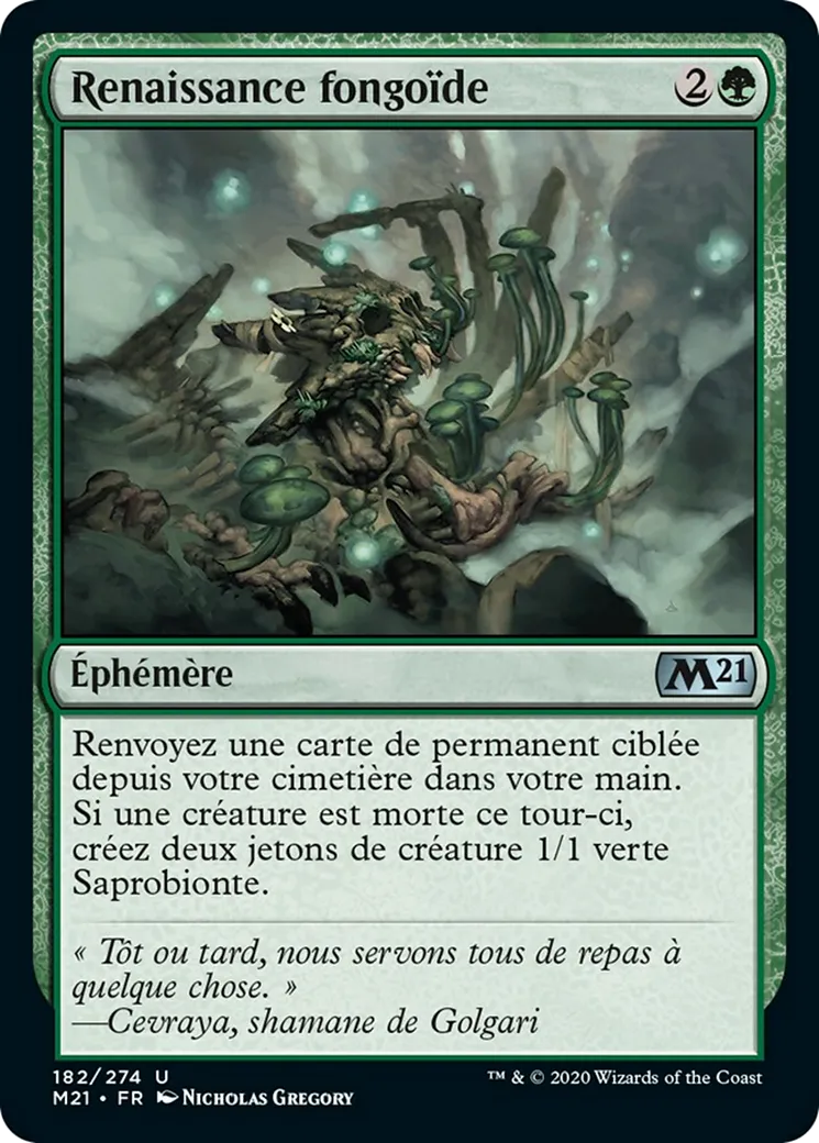 Renaissance fongoïde — Core Set 2021 — Magic: The Gathering