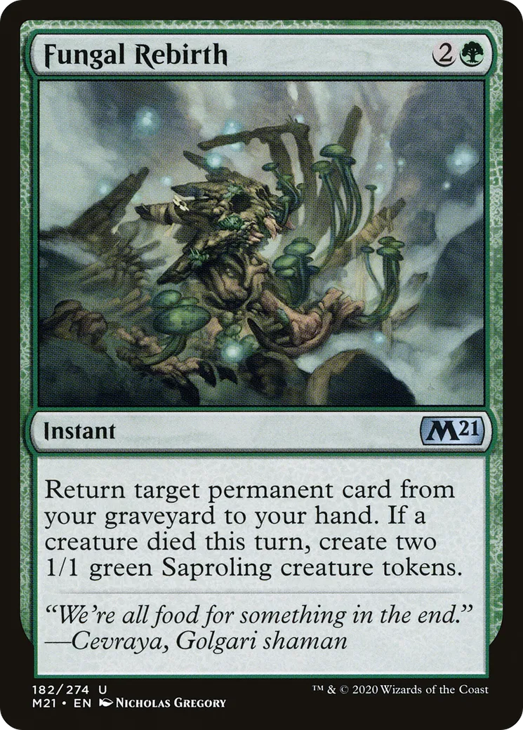 Fungal Rebirth — Core Set 2021 — Magic: The Gathering