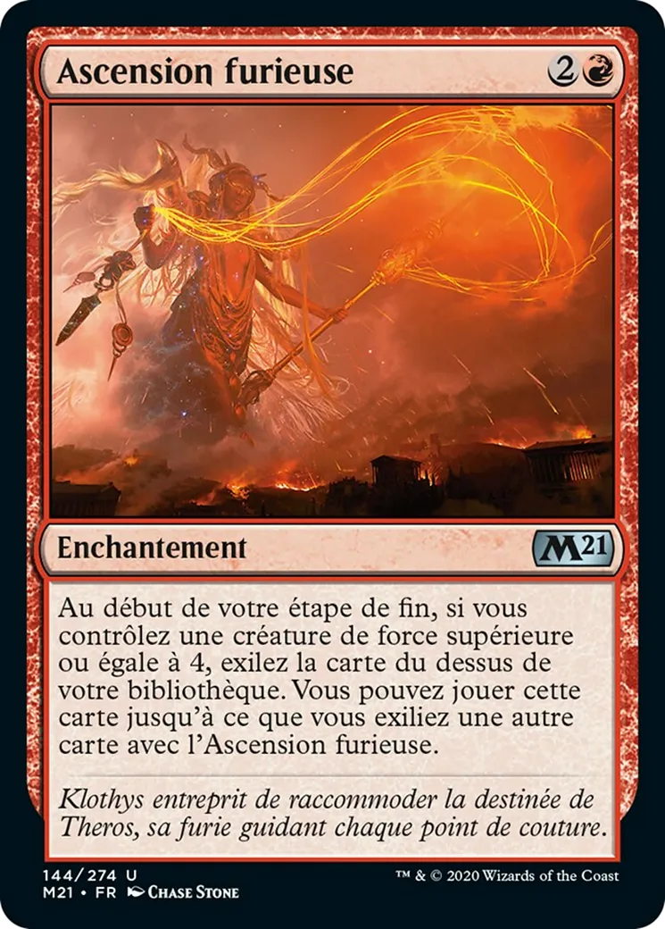 Ascension furieuse — Core Set 2021 — Magic: The Gathering