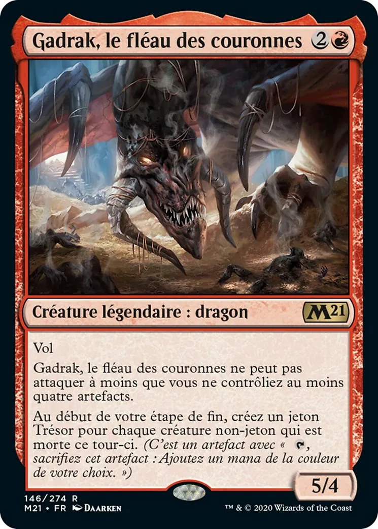 Gadrak, le fléau des couronnes — Core Set 2021 — Magic: The Gathering