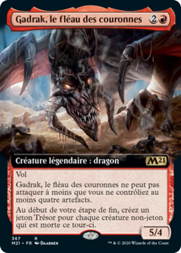Gadrak, le fléau des couronnes — Core Set 2021 — Magic: The Gathering