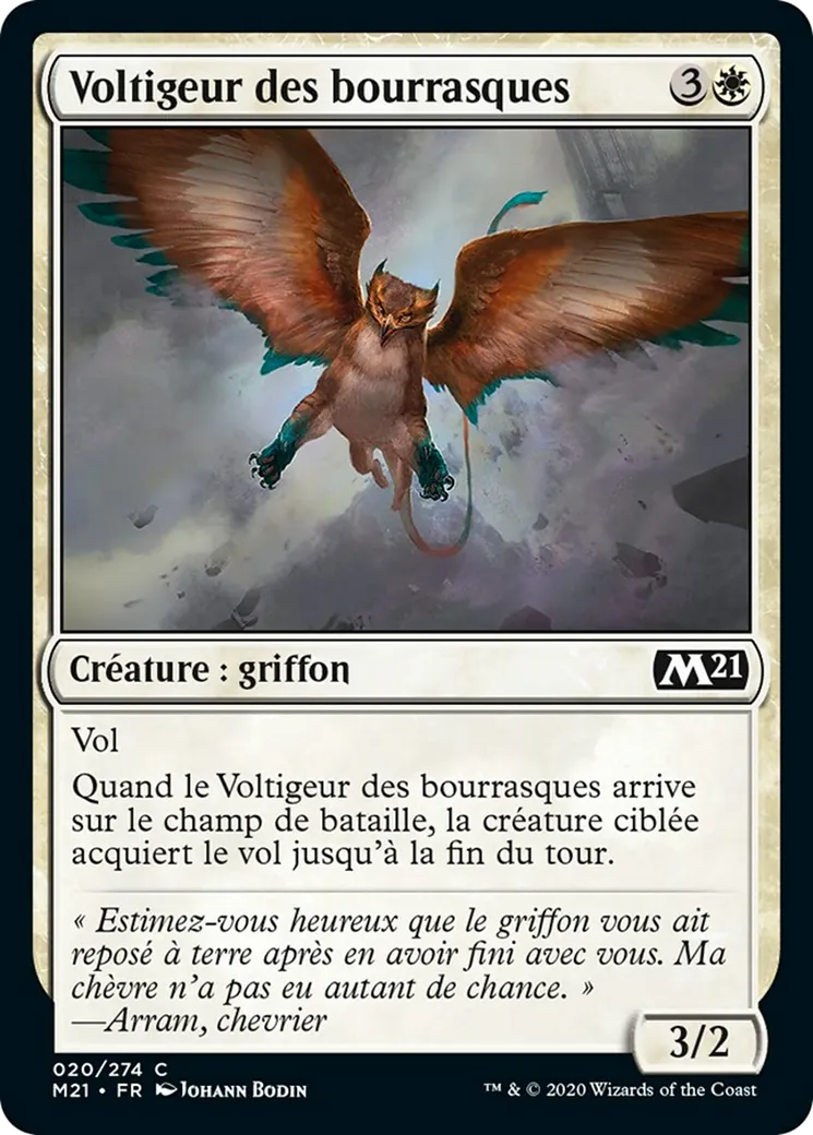 Voltigeur des bourrasques — Core Set 2021 — Magic: The Gathering