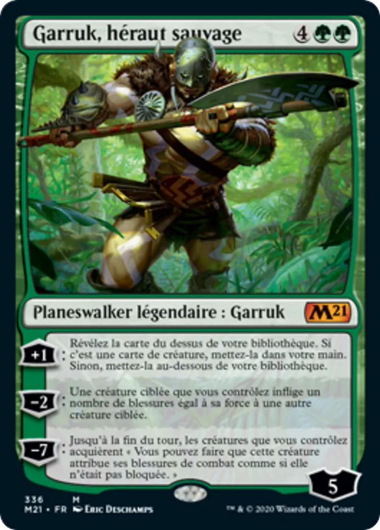 Garruk, héraut sauvage — Core Set 2021 — Magic: The Gathering