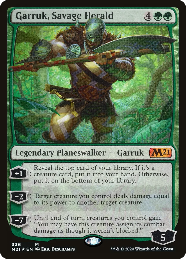 Garruk, Savage Herald — Core Set 2021 — Magic: The Gathering