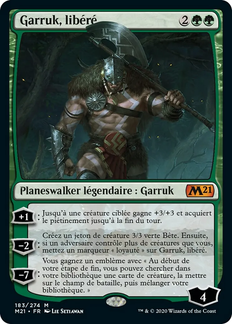 Garruk, libéré — Core Set 2021 — Magic: The Gathering