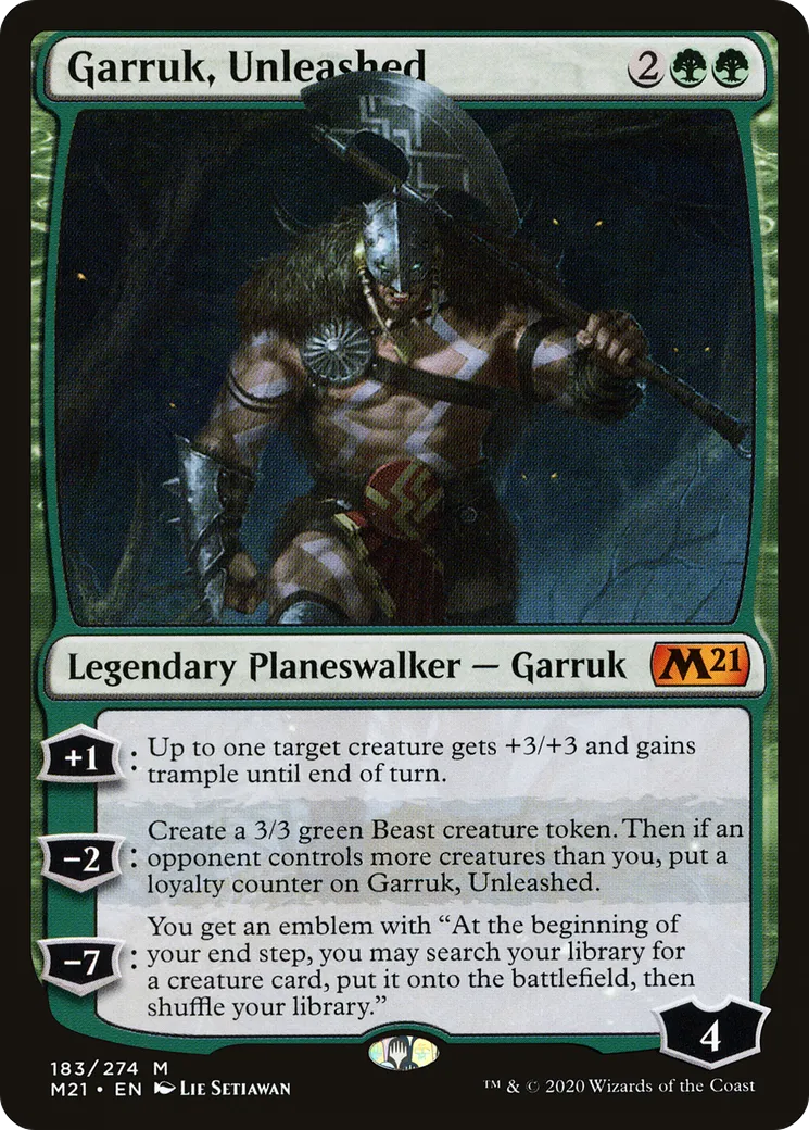 Garruk, Unleashed — Core Set 2021 — Magic: The Gathering