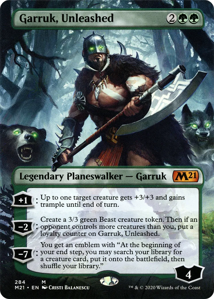 Garruk, Unleashed — Core Set 2021 — Magic: The Gathering