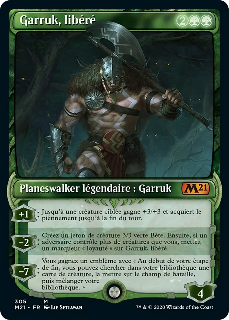 Garruk, libéré — Core Set 2021 — Magic: The Gathering