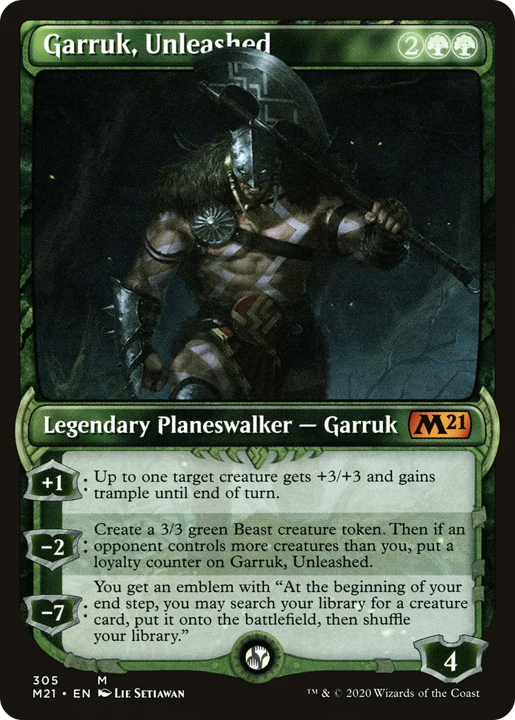 Garruk, Unleashed — Core Set 2021 — Magic: The Gathering