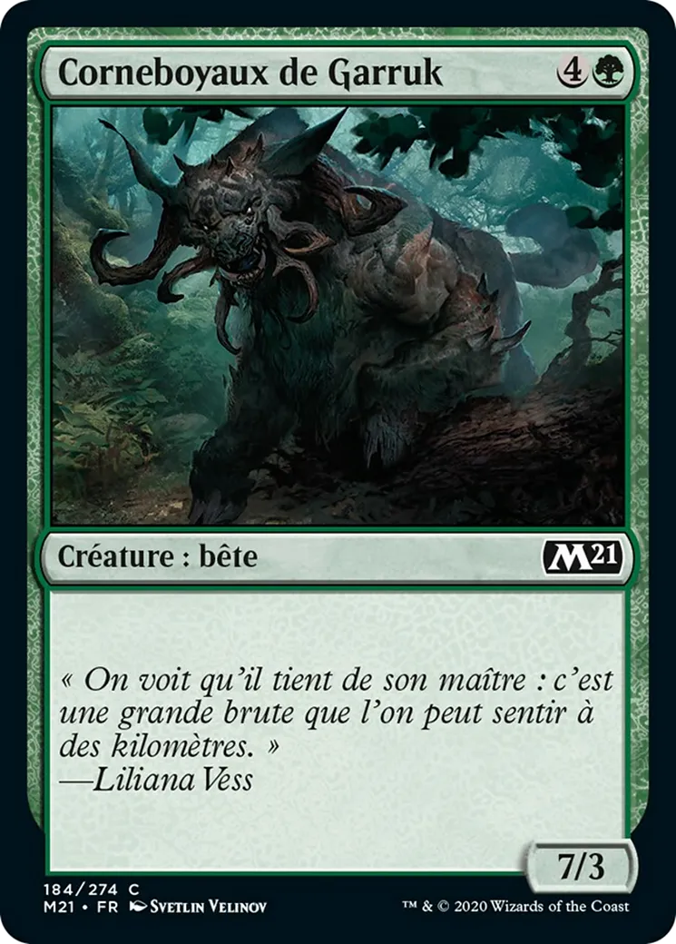Corneboyaux de Garruk — Core Set 2021 — Magic: The Gathering